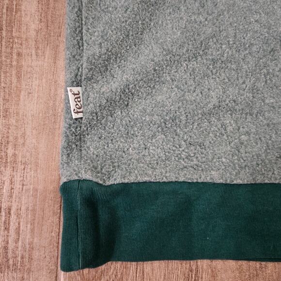 Feat Blanketblend Hoodie Unisex Size L Soft Cozy Shaded Spruce Green ButterWash - Picture 9 of 13